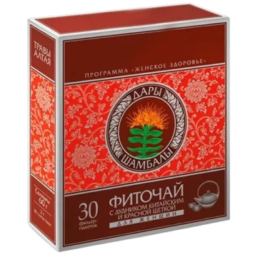 Фиточай с дудником китайским и красной щеткой для женщин