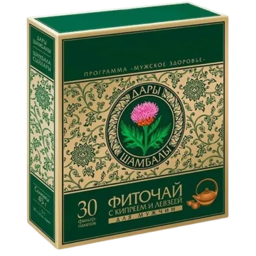 Фиточай с кипреем и левзеей для мужчин